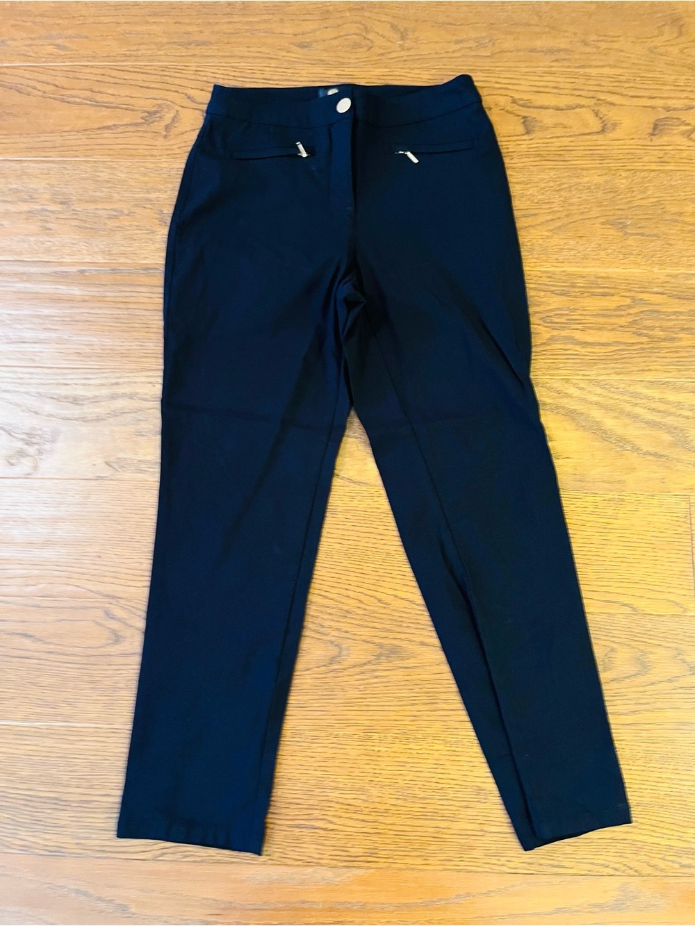 JM Collection Black Mid-Rise Pants